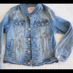 Justice Distressed Jean Jacket